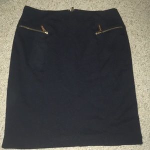 Michael Kors Navy Skirt